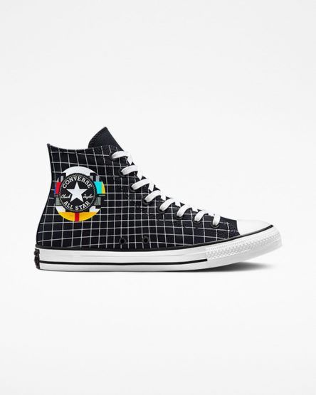 Women's Converse Chuck Taylor All Star Color Grid High Top Shoes White / Multicolor / Brown | AU 83946O